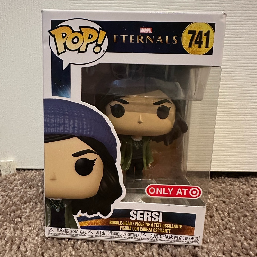 Funko Eternals Sersi Figure with Blue Hat